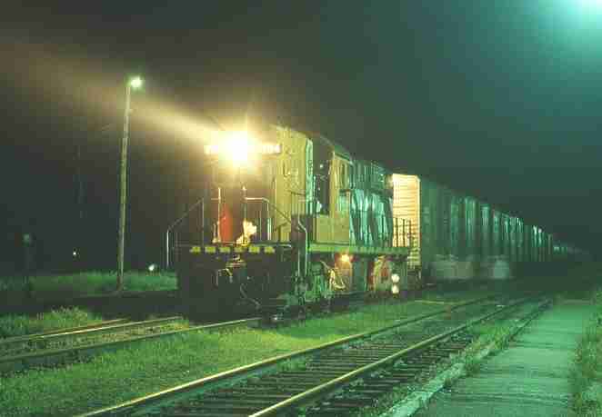 1754 at night in Borden, PEI July 29, 1979. Photo copyright by Steve Hunter. Used with permission.